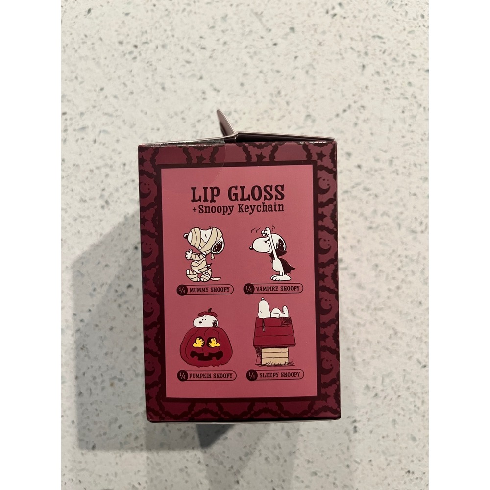 Peanuts x Celavi Snoopy Halloween Lip Gloss Blind Box 3pk & Mystery Keychain - Picture 2 of 4